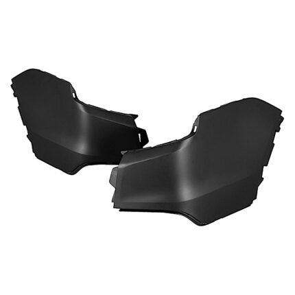 ReplaceXL Rear, Driver Side Bumper End, Primed Plastic CAPA Certified
