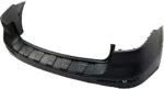 ReplaceXL Rear Primed Bumper Cover, Without Parking Aid Sensor Holes, Except ML63 Model, CAPA CERTIFIED - Image 2