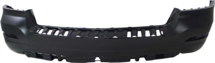 ReplaceXL Rear Primed Bumper Cover, Without Parking Aid Sensor Holes, For Models Without Sport Package