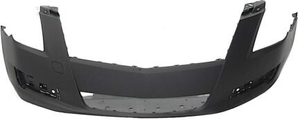 ReplaceXL Front Primed Bumper Cover, Without Day Time Running Light, Parking Aid Sensor Holes, Collision System and Steering Aid