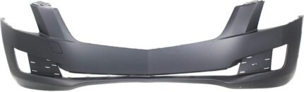 ReplaceXL Front Primed Bumper Cover, For Models Without Adaptive Cruise Control, Without Parking Aid Sensor Holes, Sedan, CAPA CERTIFIED