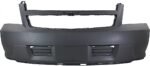 ReplaceXL Front Primed Bumper Cover, Hybrid Model, For Models without Off Road Package (Round Fog Lights)