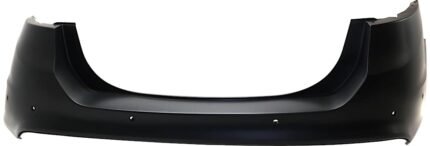 ReplaceXL Rear Primed Bumper Cover, With Parking Aid Sensor Holes, CAPA CERTIFIED