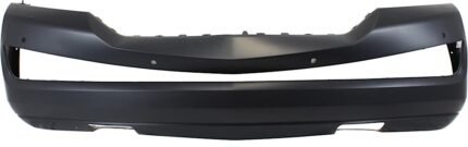 ReplaceXL Front Primed Bumper Cover, With Fog Light Holes, With Parking Aid Sensor Holes