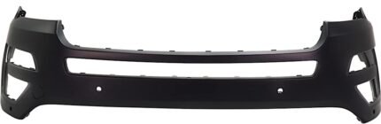 ReplaceXL Front Primed Bumper Cover, With Parking Aid Sensor Holes, Park Assist and Tow Hook Holes, CAPA Certified