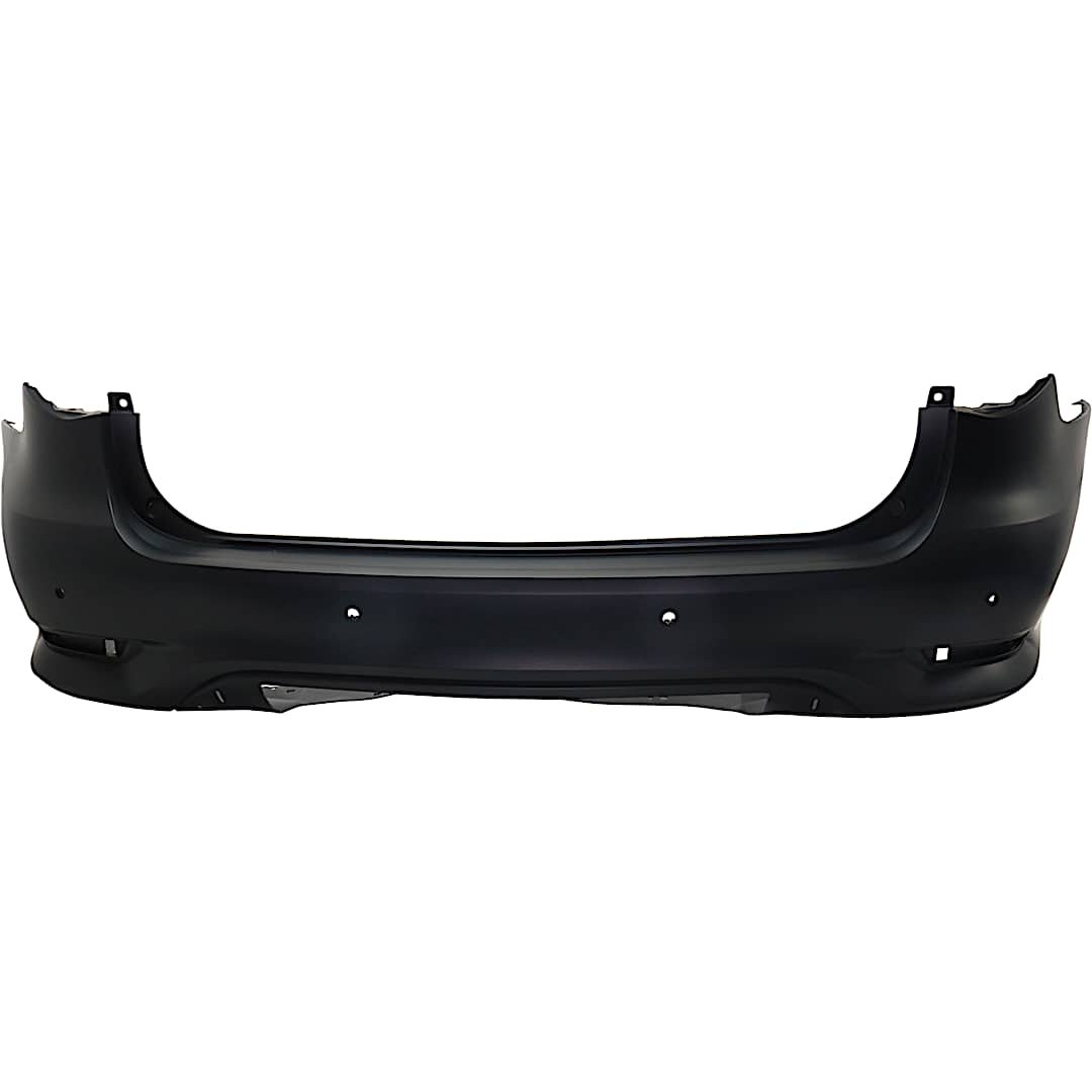 r-ri76010006p_1.jpg ReplaceXL Rear Primed Bumper Cover, With Backup Collision Intervention Sensor Holes - Image 1