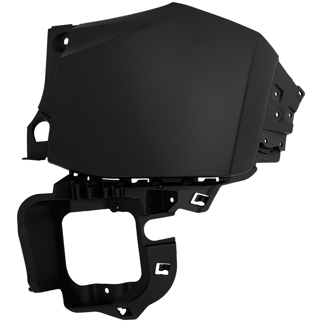 r-rj76110001p_1.png ReplaceXL Rear, Passenger Side, Upper Bumper End, Primed Plastic - Image 1