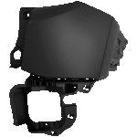 ReplaceXL Rear, Passenger Side, Upper Bumper End, Primed Plastic - Image 2