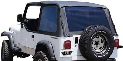 Rampage 109435 Frameless Trail Top Series Soft Top - Frameless Design Black diamond