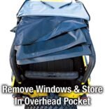 Rampage 109435 Frameless Trail Top Series Soft Top - Frameless Design Black diamond - Image 2