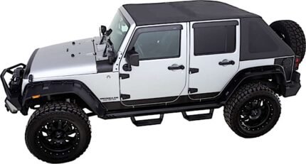 Rampage 139835 TrailView Series Soft Top - Frameless Design Black
