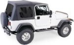 Rampage 68035 Complete Series Soft Top - With Frame (Frame Included) Black diamond