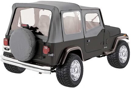 Rampage 68111 Complete Series Soft Top - With Frame (Frame Included) Gray