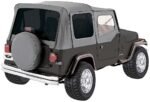 Rampage 68211 Complete Series Soft Top - With Frame (Frame Included) Black