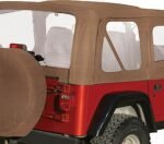 Rampage 68317 Complete Series Soft Top - With Frame (Frame Included) Spice Denim - Image 4