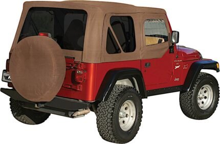 Rampage 68517 Complete Series Soft Top - With Frame (Frame Included) Spice Denim