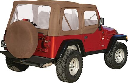 Rampage 68717 Complete Series Soft Top - With Frame (Frame Included) Spice Denim