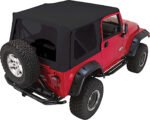 Rampage 68835 Complete Series Soft Top - With Frame (Frame Included) Black diamond