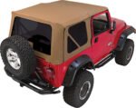 Rampage 68836 Complete Series Soft Top - With Frame (Frame Included) Khaki diamond