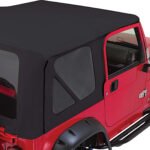 Rampage 99315 Factory Replacement Series Soft Top - Without Frame (Requires Factory Frame) Black Denim - Image 4