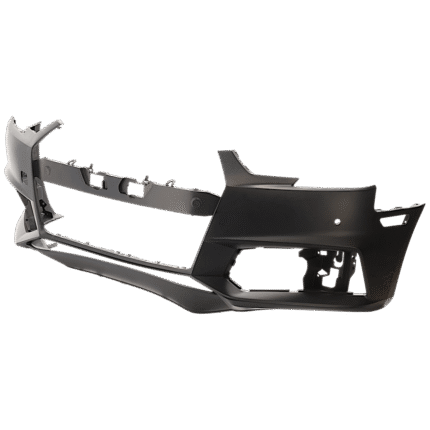 Replacement Front Primed Bumper Cover, With Parking Aid Sensor Holes, Without Headlight Washer Holes