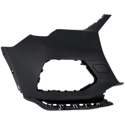 Replacement Front, Passenger Side Bumper End, Primed Plastic