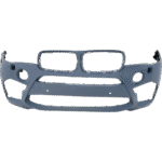 Replacement Front Primed Bumper Cover, For Models Without Parking Assist System - Image 2