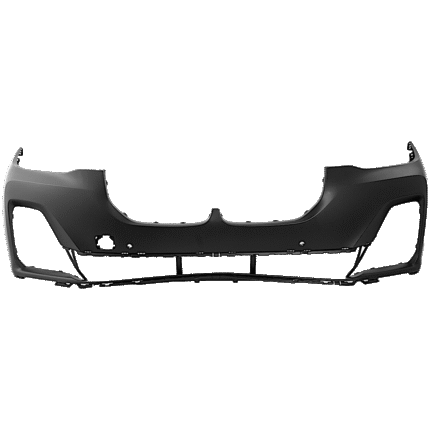 Replacement Front Primed Bumper Cover, For Models Without Parking Assist Sensor Hole and M Sport Package, CAPA Certified
