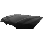 ReplaceXL Hood, Aluminum, Black, CAPA CERTIFIED - Image 6