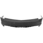 Replacement Rear Primed Bumper Cover, Luxury Model - Image 2