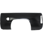 Replacement Rear, Driver Side Truck Bedside Panel, Primed, Outer Panel, with Gas Door Hole, 6 Ft. Bed, Single Rear Wheels