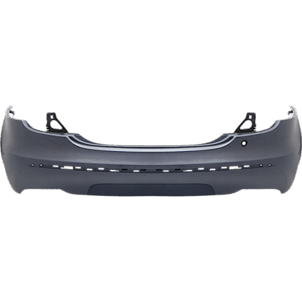 Replacement Rear Primed Bumper Cover, Without Parking Aid Sensor Holes