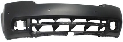 Replacement Front Primed Bumper Cover, With Camera Hole and Parking Aid Sensor Holes
