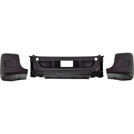 Replacement Front Textured Bumper Cover, 3-Piece Type