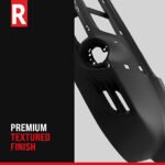 Replacement Front Textured Bumper Cover, 3-Piece Type - Image 12