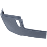 Replacement Front, Passenger Side Bumper End, Painted Gray Plastic - Image 3