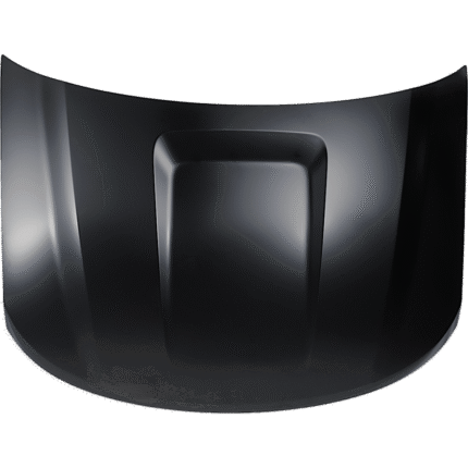 Replacement Hood, Aluminum, Black, CAPA CERTIFIED