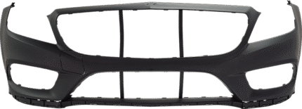 Replacement Front Primed Bumper Cover, Without Parktronic Holes