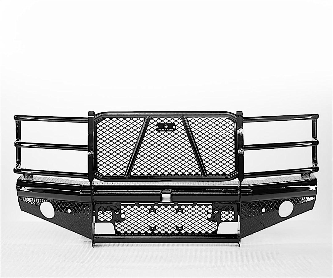 rncfbc151blr_1.jpg Ranch Hand FBC151BLR Grille Guard, Powdercoated Black Carbon Steel - Image 1