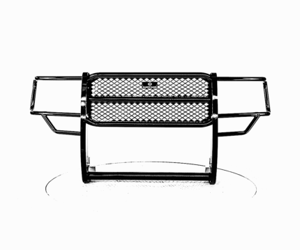 Ranch Hand GGG08HBL1 Grille Guard, Powdercoated Black Carbon Steel