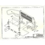 Ranch Hand GGG08HBL1 Grille Guard, Powdercoated Black Carbon Steel - Image 6