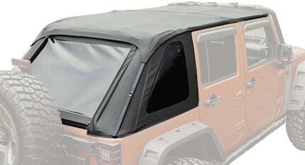 Rugged Ridge 13750.38 Bowless Series Soft Top - Frameless Design Black