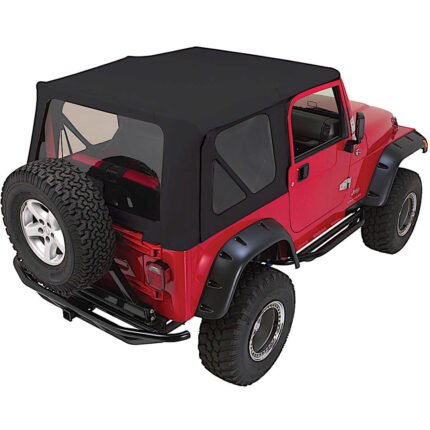 RT Off-Road RT10215T RT Off-Road Replacement Soft Top - Without Frame (Requires Factory Frame) Black