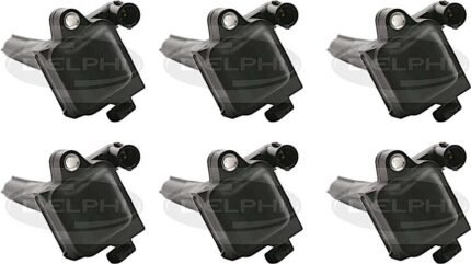 Delphi SET-DELGN10218-3 Ignition Coil, Set of 6, 3.0L, 6Cyl