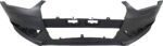Replacement Front and Rear Primed Bumper Cover, Sedan, For Models Without S-Line Package, With Fog Light Holes, Without Parking Aid Sensor Holes, With Headlight Washer Holes, Without Warning System - Image 4