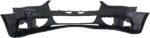 Replacement Front and Rear Primed Bumper Cover, Sedan, For Models Without S-Line Package, With Fog Light Holes, Without Parking Aid Sensor Holes, With Headlight Washer Holes, Without Warning System - Image 5
