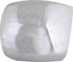 Replacement Front, Driver and Passenger Side Bumper End, Chrome Plastic - Image 7