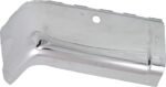 Replacement Front, Driver and Passenger Side Bumper End, Chrome Front - Plastic; Rear - Steel - Image 3