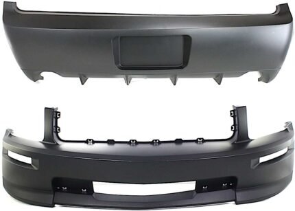 Replacement Front and Rear Primed Bumper Cover