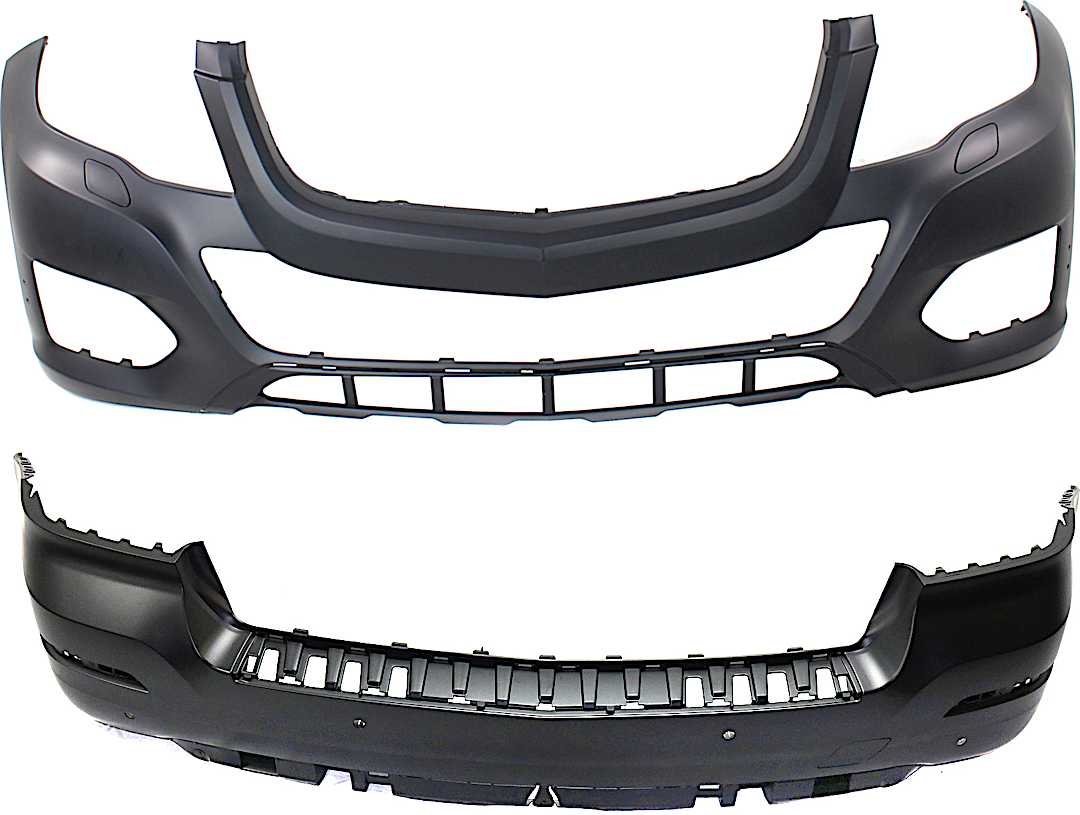 set-repm010420pq-2_1.jpg Replacement Front and Rear Primed Bumper Cover CAPA Certified - Image 1